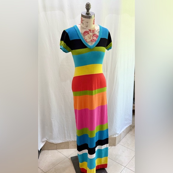 Trina Turk Dresses & Skirts - Trina Turk Multicolor Striped Color Block dress